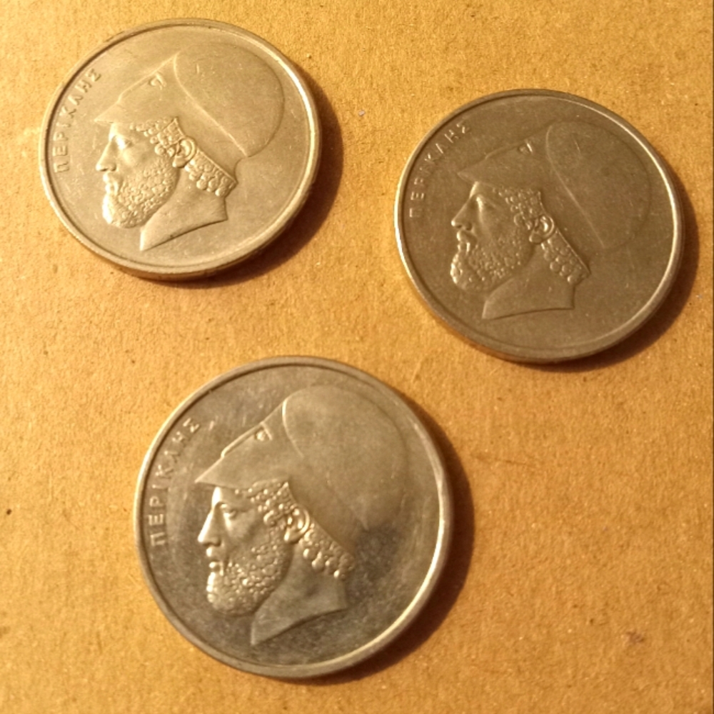 Greece 20 Drachma Coin Set